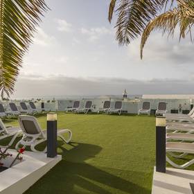 Terrasse Hotel ILUNION Costa Sal Lanzarote Puerto del Carmen