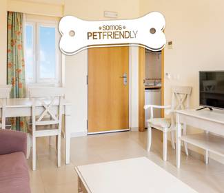 Wohnung 2 schlafzimmer haustierfreundlich Aparthotel ILUNION  Sancti Petri Cádiz