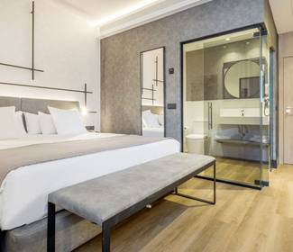 Premium-doppelzimmer mit wohnzimmer hotel ilunion san mamés bilbao Premium-doppelzimmer mit wohnzimmer hotel ilunion san mamés bilbao