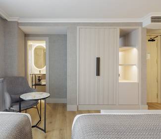 Dreibettzimmer mit terrasse (3 erwachsene) Hotel ILUNION San Sebastián Donostia-San Sebastián Dreibettzimmer mit terrasse (3 erwachsene) Hotel ILUNION San Sebastián Donostia-San Sebastián