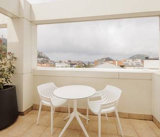 Corporate einzelzimmer mit terrasse Hotel ILUNION San Sebastián Donostia-San Sebastián