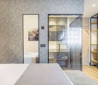 Premium-doppelzimmer mit wohnzimmer hotel ilunion san mamés bilbao Premium-doppelzimmer mit wohnzimmer hotel ilunion san mamés bilbao