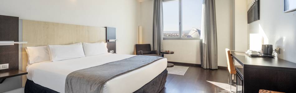 Doppelzimmer Hotel ILUNION Aqua 4 Valencia Doppelzimmer Hotel ILUNION Aqua 4 Valencia