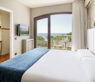 Doppelzimmer mit meerblick Hotel ILUNION Caleta Park S'Agaró